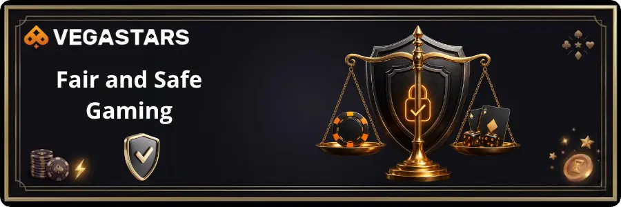 Safe gaming in Vegastar Casino